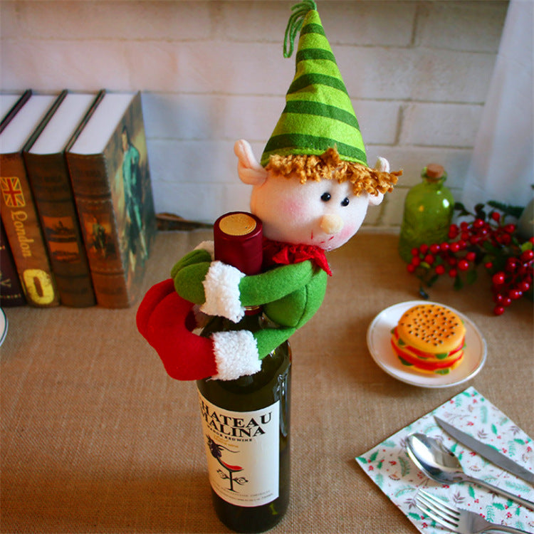 Christmas Decorations Christmas Wine Bottle Socks-31