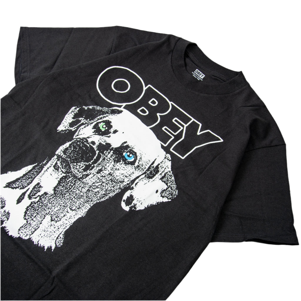 Obey ‘Dalmation' Tee - Black-1