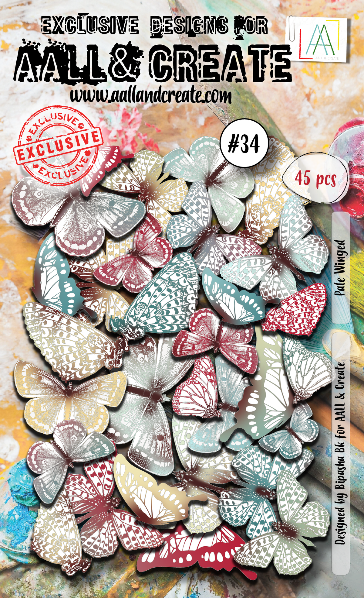 AALL and Create  Ephemera Die-Cuts - 34 - Pale Winged-1