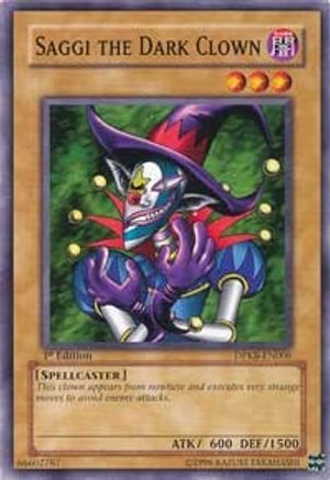 Saggi the Dark Clown (DPKB-EN006) - Duelist Pack: Kaiba 1st Edition-1