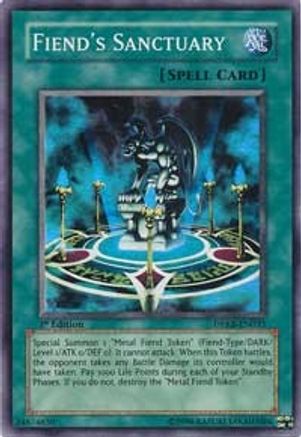 Fiend's Sanctuary (DPKB-EN035) - Duelist Pack: Kaiba 1st Edition-1