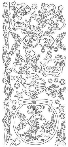 Peel-Off Stickers - Fiishes-1