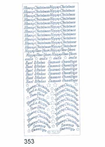 Deco Stickers - Variety/Christmas Greeting-1