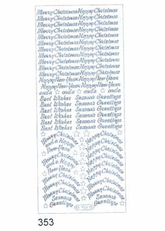 Deco Stickers - Variety/Christmas Greeting-1