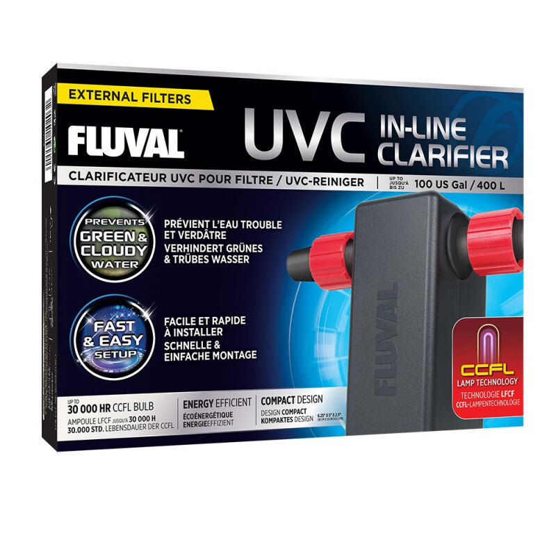 Fluval UVC In-Line Clarifier - up to 100 US Gal (400 L)-1