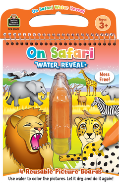 Teacher Created Resources - On Safari Water Reveal - Ages 2+-1