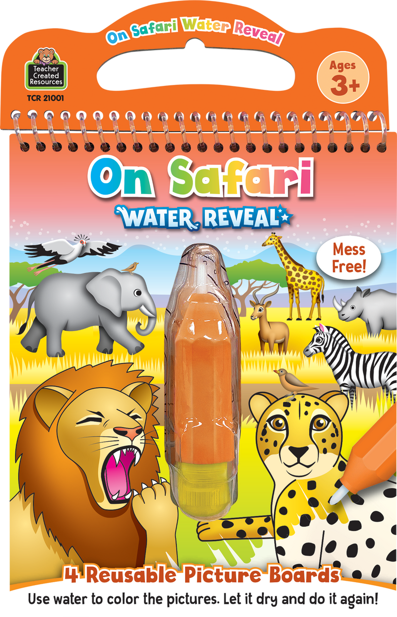 Teacher Created Resources - On Safari Water Reveal - Ages 2+-1