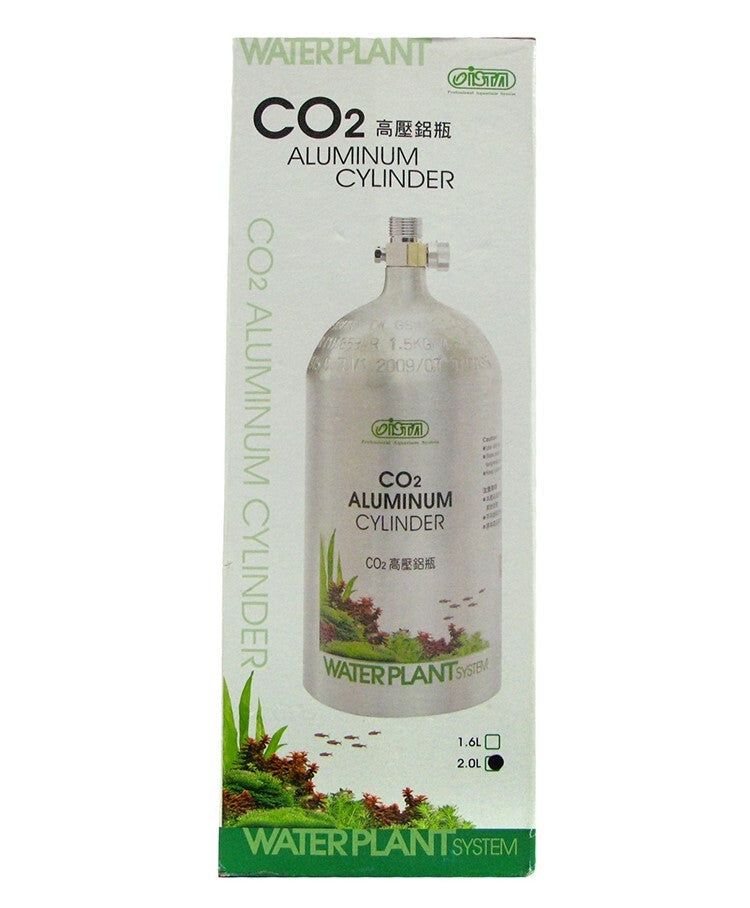 ISTA Aluminum CO2 Cylinder 2L - Face Up-1