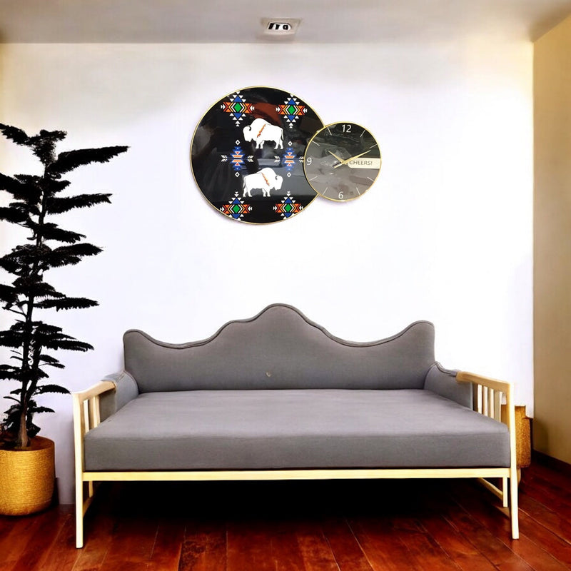 Buffalo Native Wall Clock-2