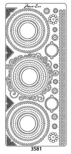 Peel Off Sticker -Harmonie Embroidery-1
