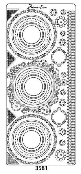 Peel Off Sticker -Harmonie Embroidery-1