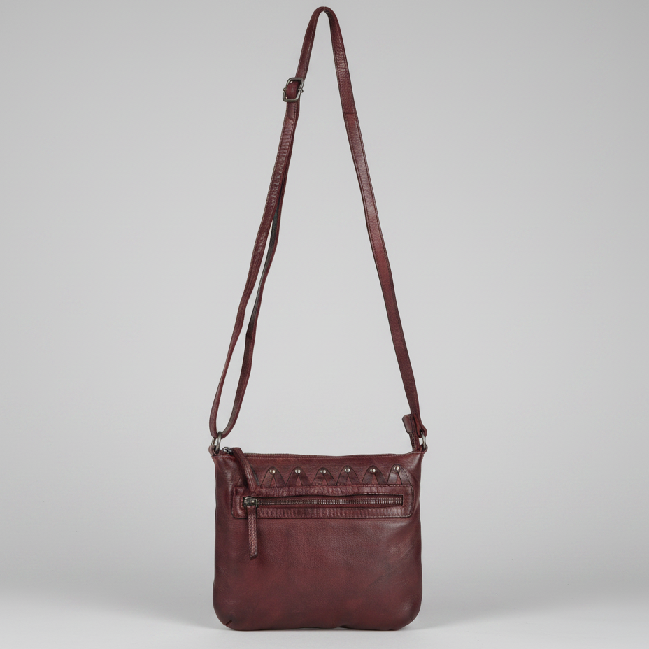 MET V Stitch Crossbody Leather Bag-21