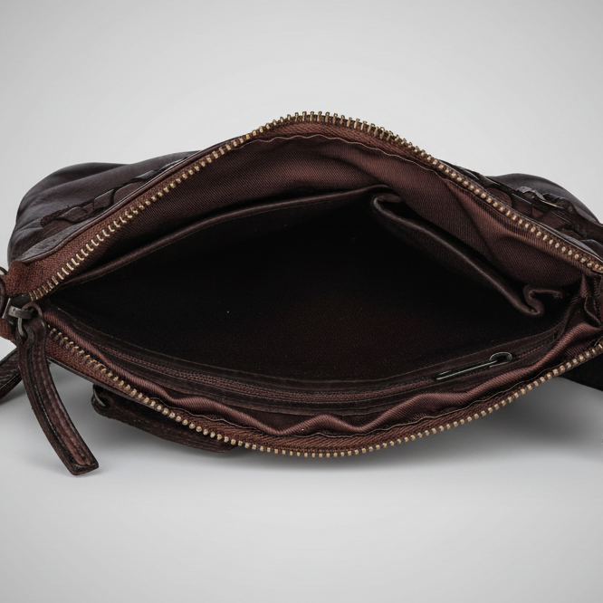 MET V Stitch Crossbody Leather Bag-11
