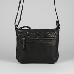 MET V Stitch Crossbody Leather Bag-6