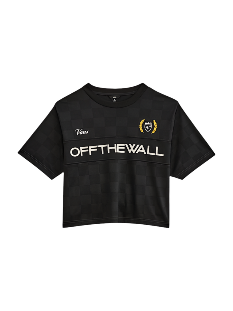 Vans 'Stevies Sports Jersey' Tee - Black (Women's)-1