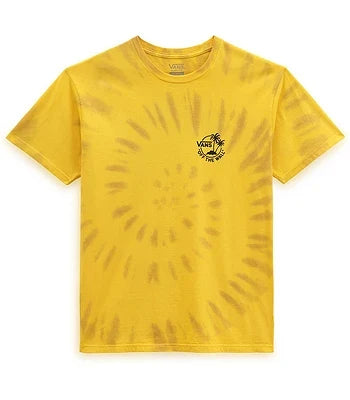 Vans 'Mini Dual Palm' Tee - Tie Dye/Yellow-1