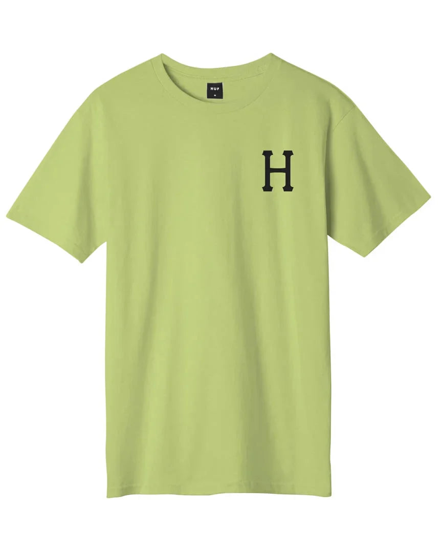 HUF 'Essential Classic H' Tee - Lime-1