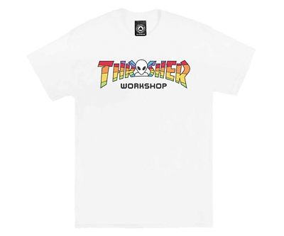 Thrasher x Alien Workshop 'Spectrum' Tee - White-1