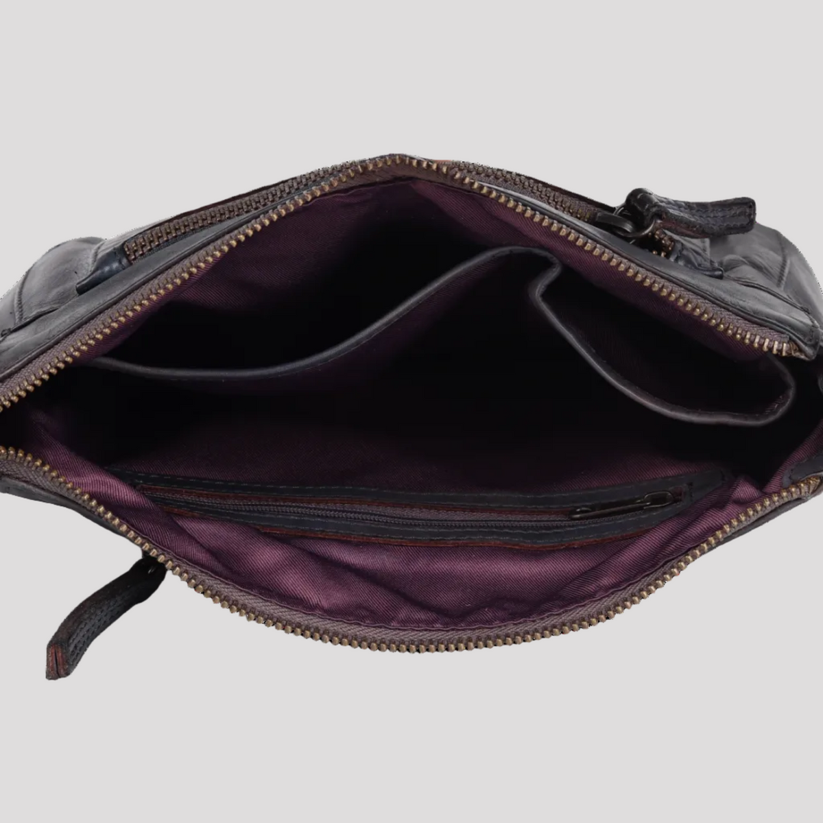 MET Crossbody Organizer Leather Bag-9