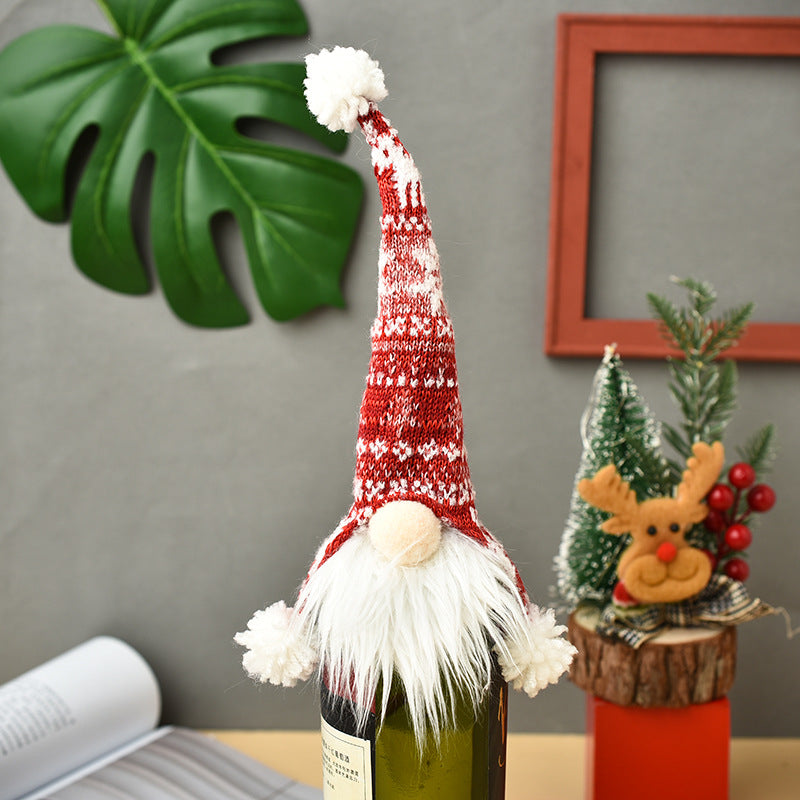 Christmas Decorations Christmas Wine Bottle Socks-57