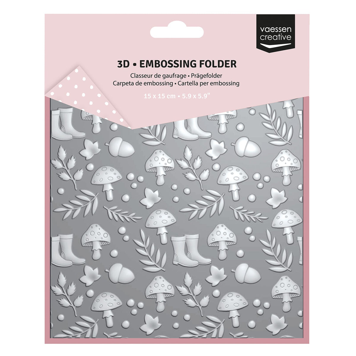 Vaessen Creative • Embossing Folder Autumn Icons 5.9x5.9in 1pcs-1
