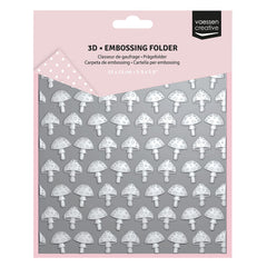 Vaessen Creative • Embossing Folder Mushrooms 5.9x5.9in 1pcs-1