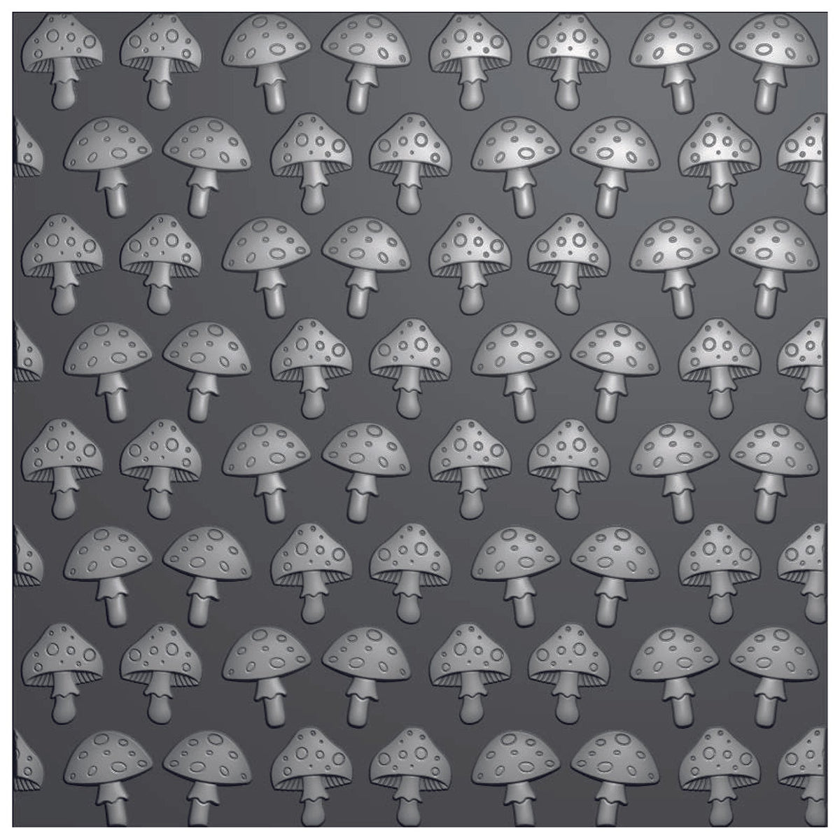 Vaessen Creative • Embossing Folder Mushrooms 5.9x5.9in 1pcs-2