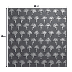 Vaessen Creative • Embossing Folder Mushrooms 5.9x5.9in 1pcs-3
