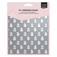Vaessen Creative • Embossing Folder Ghosts 5.9x5.9in 1pcs-1