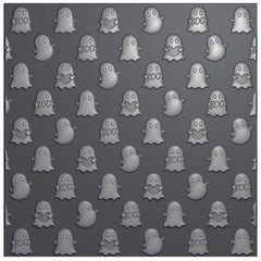 Vaessen Creative • Embossing Folder Ghosts 5.9x5.9in 1pcs-2