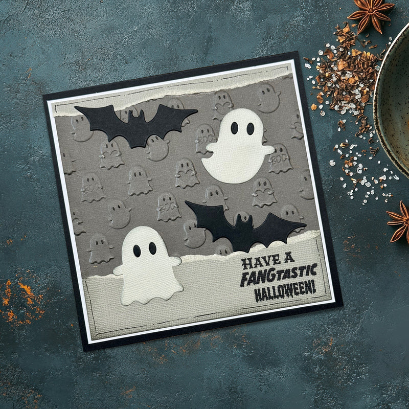 Vaessen Creative • Embossing Folder Ghosts 5.9x5.9in 1pcs-5