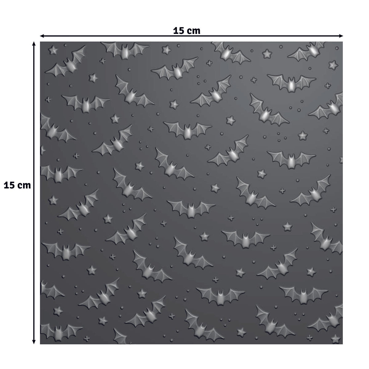 Vaessen Creative • Embossing Folder Bats 5.9x5.9in 1pcs-3