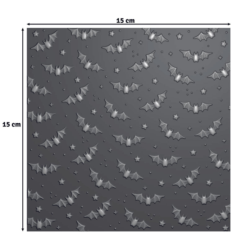 Vaessen Creative • Embossing Folder Bats 5.9x5.9in 1pcs-3