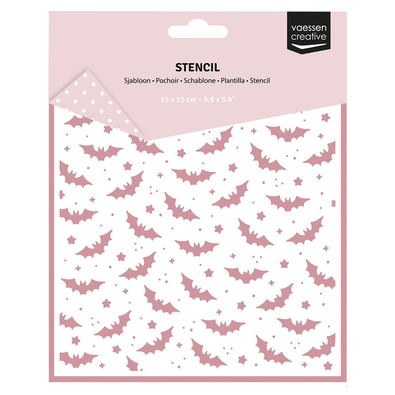 Vaessen Creative • Stencil Bats 5.9x5.9in-1