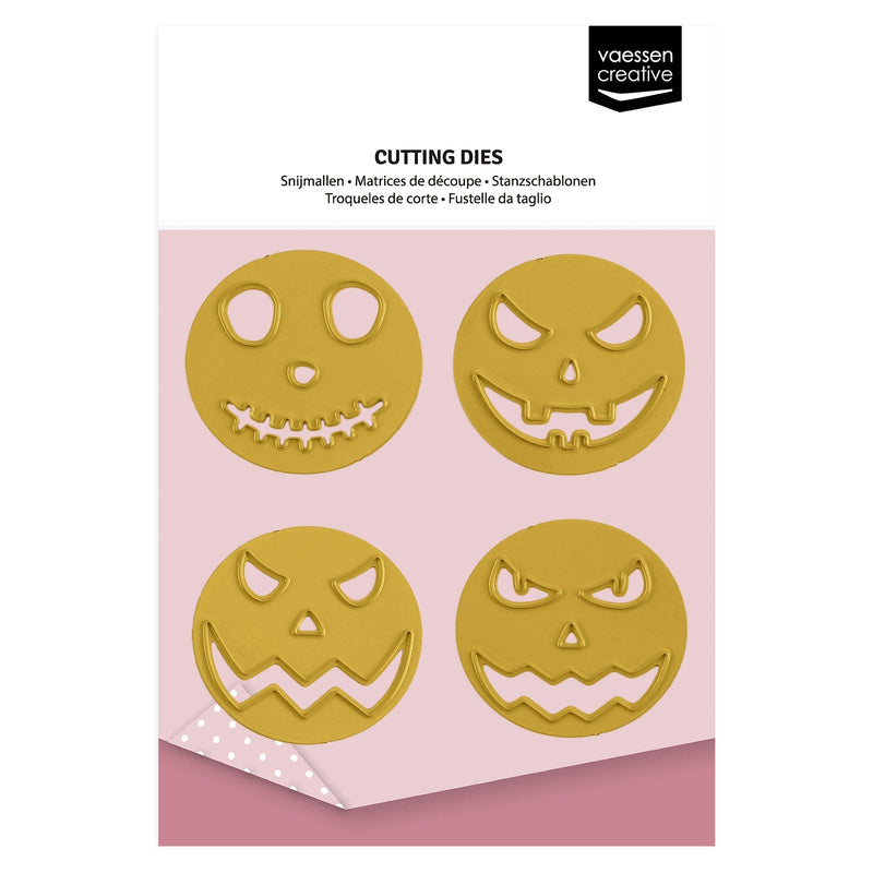 Vaessen Creative • Cutting Dies Pumpkin Faces 4pcs-1