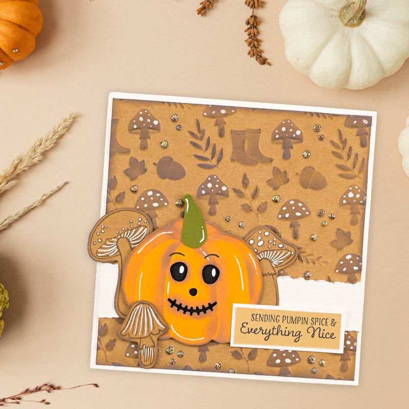 Vaessen Creative • Cutting Dies Pumpkin Faces 4pcs-4