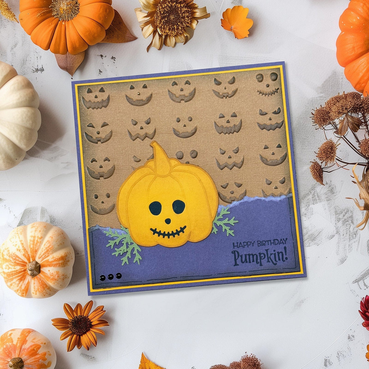 Vaessen Creative • Cutting Dies Pumpkin Faces 4pcs-5