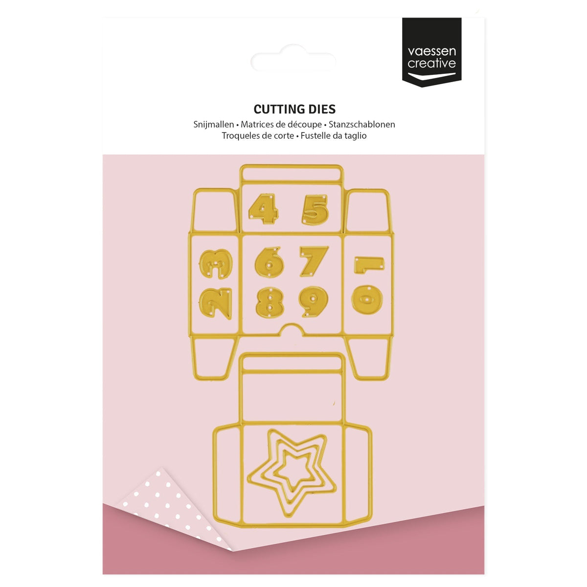 Vaessen Creative • Cutting Die Set Adventcalendar Box-1