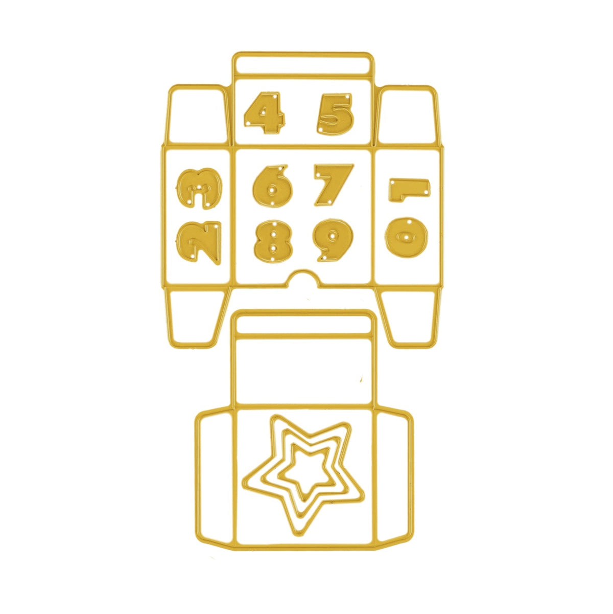 Vaessen Creative • Cutting Die Set Adventcalendar Box-3