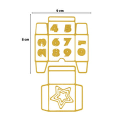 Vaessen Creative • Cutting Die Set Adventcalendar Box-5