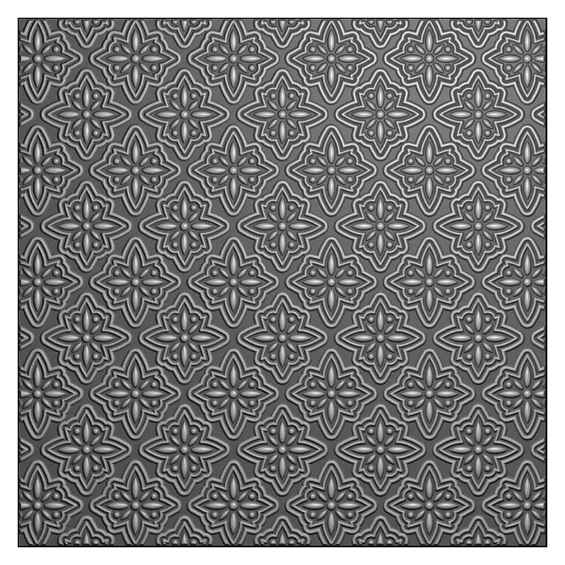Vaessen Creative • 3D Embossing Folder Christmas Star 15x15cm-2