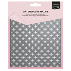 Vaessen Creative • 3D Embossing Folder Graphic Stars 15x15cm-1