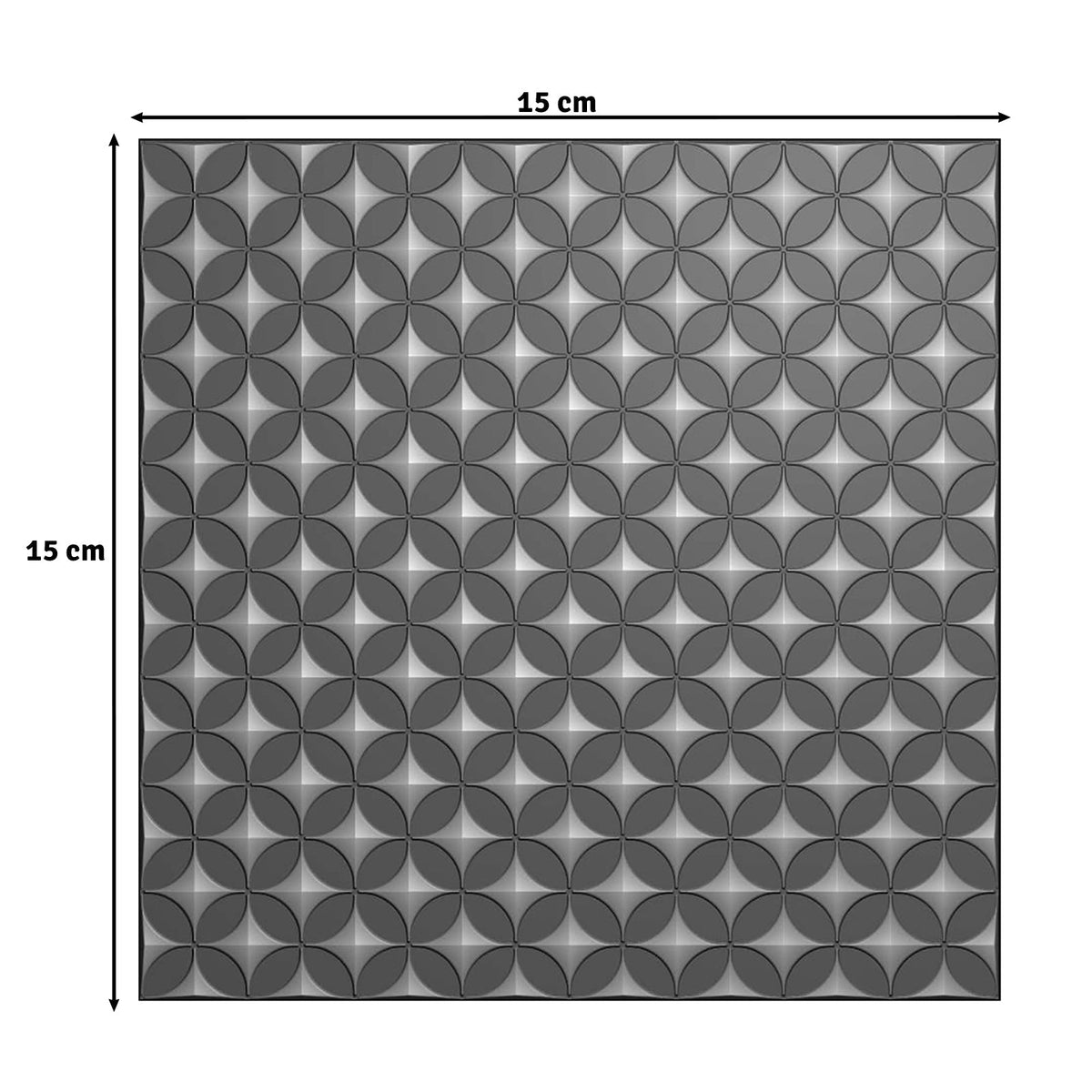 Vaessen Creative • 3D Embossing Folder Graphic Stars 15x15cm-2