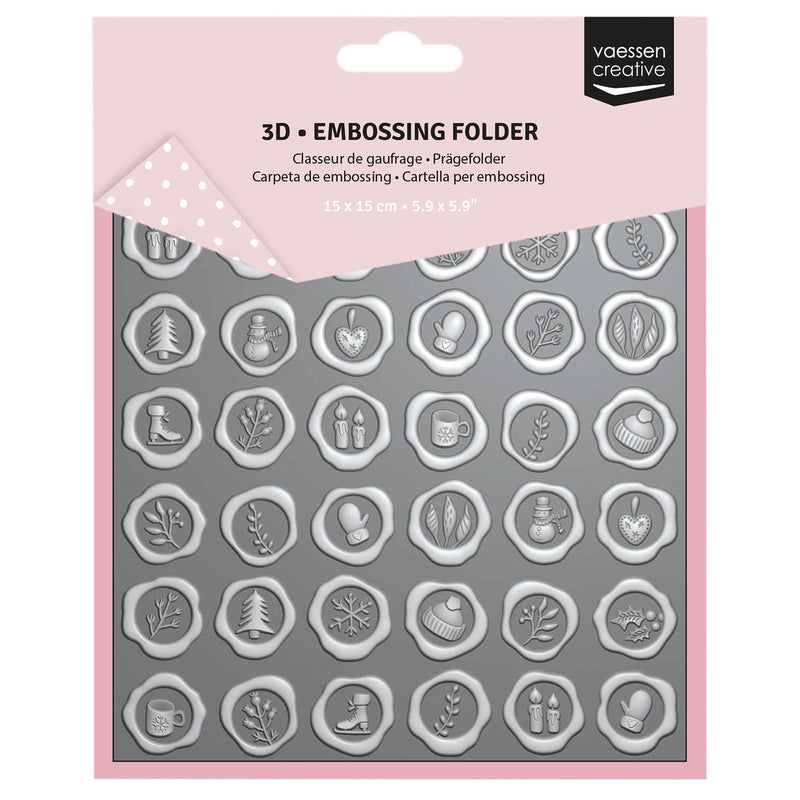 Vaessen Creative • Embossing Folder Wax Seal-1
