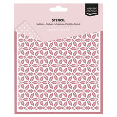 Vaessen Creative • Stencil Holly Leaves 15x15cm-1