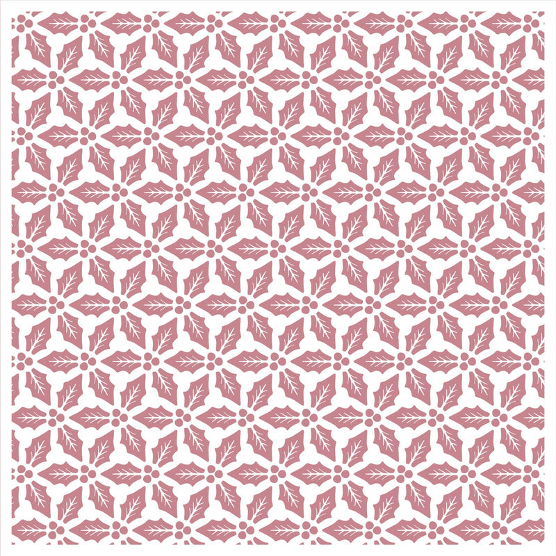 Vaessen Creative • Stencil Holly Leaves 15x15cm-2