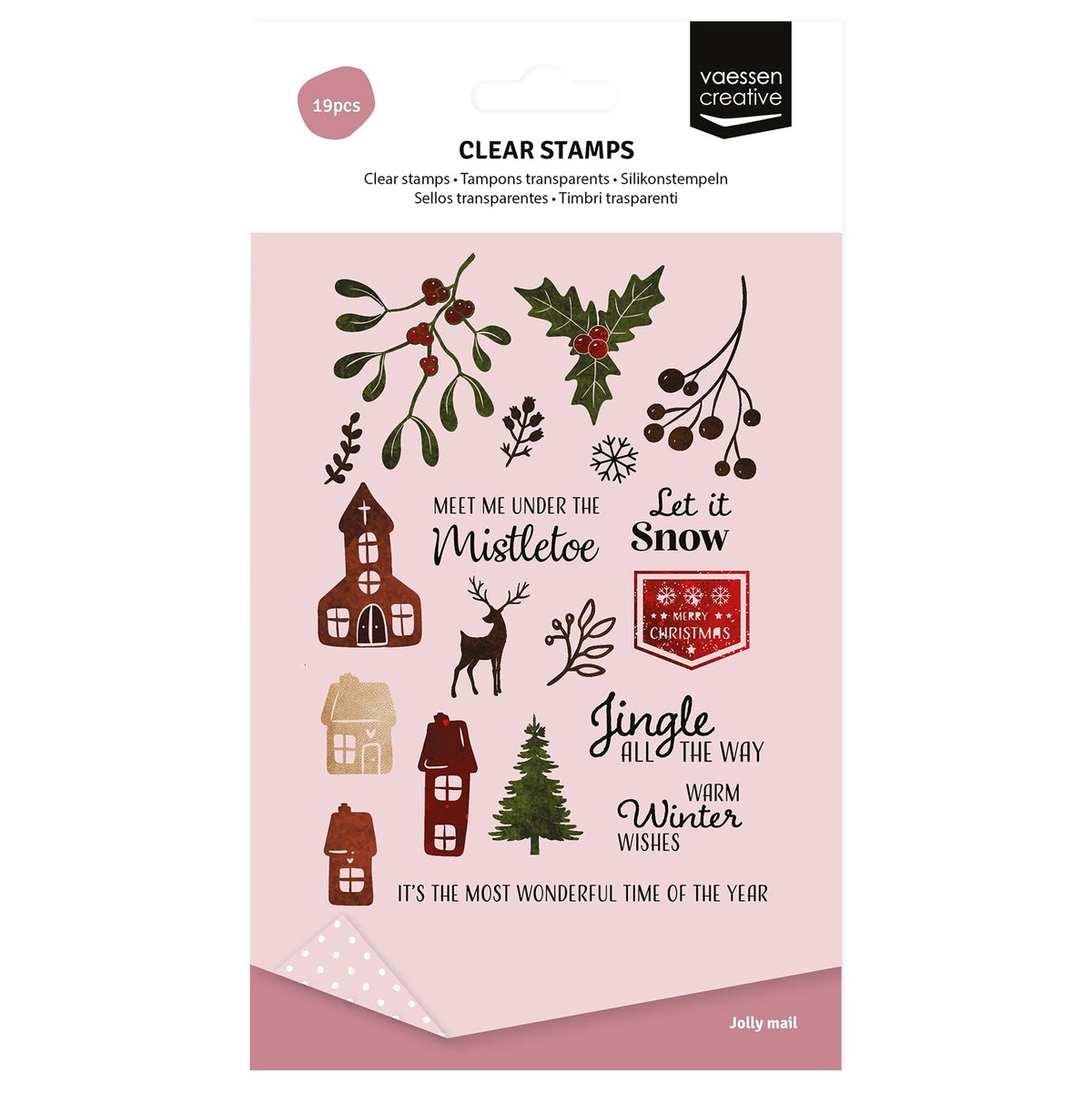 Vaessen Creative • Clear Stamps Mistletoe-1