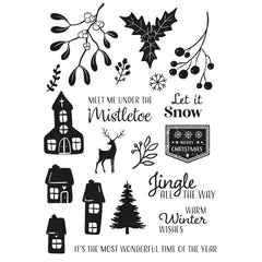 Vaessen Creative • Clear Stamps Mistletoe-2