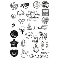 Vaessen Creative • Clear Stamps Falala Christmas-2