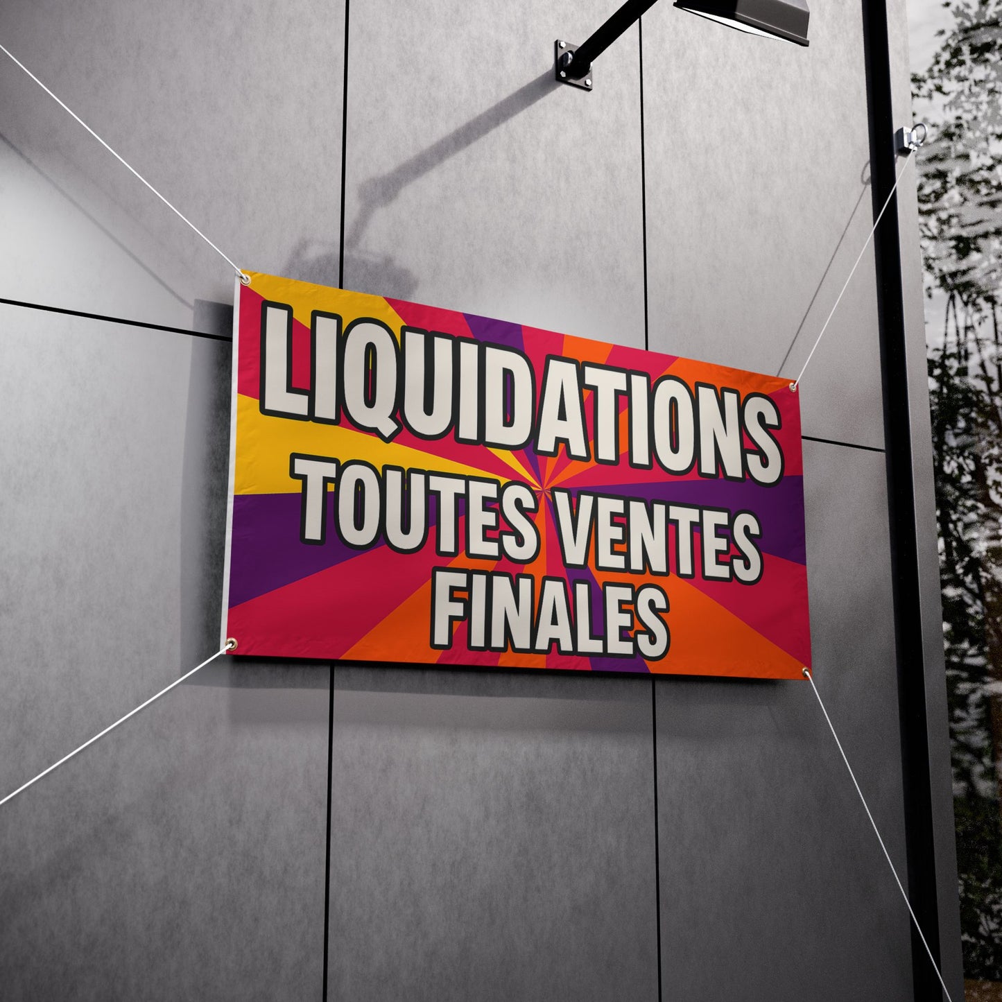 Bold Liquidation Vinyl Banner